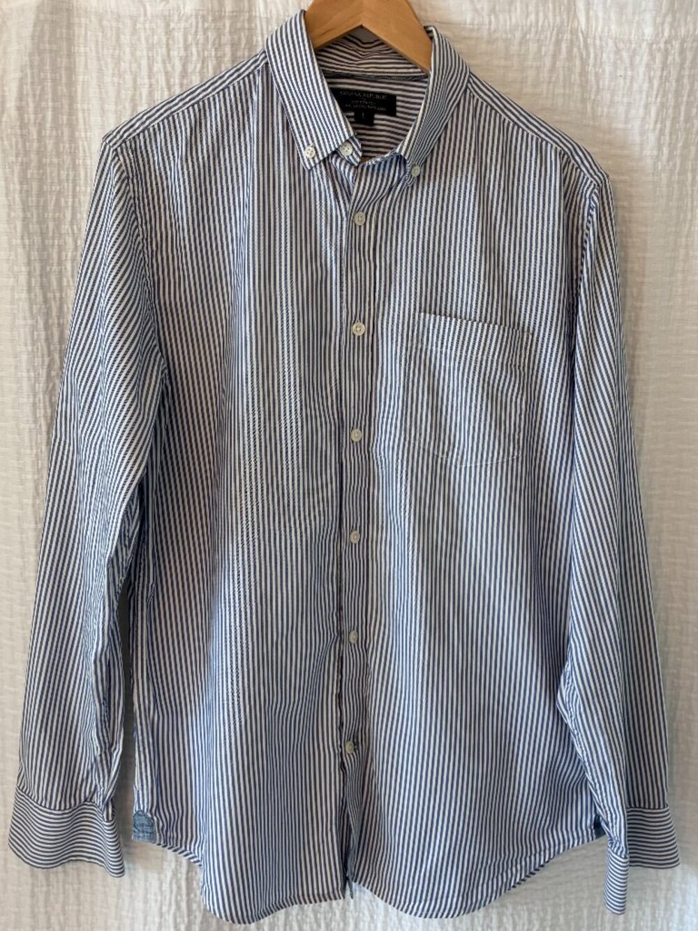 Banana Republic Cotton Slim Fit Striped Shirt SIZE L